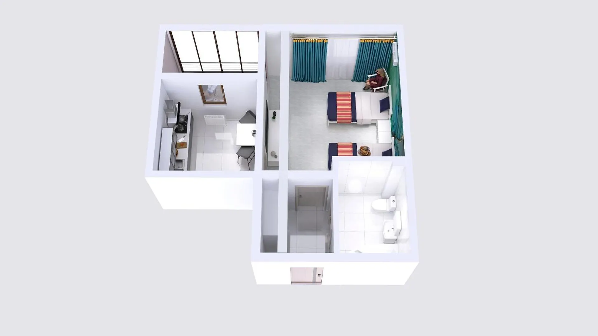 Apartment Fundeni Studio Modern Bucharest Romania